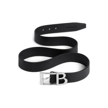 Balenciaga Logo Plaque Belt