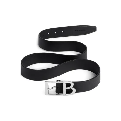 Balenciaga Logo Plaque Belt