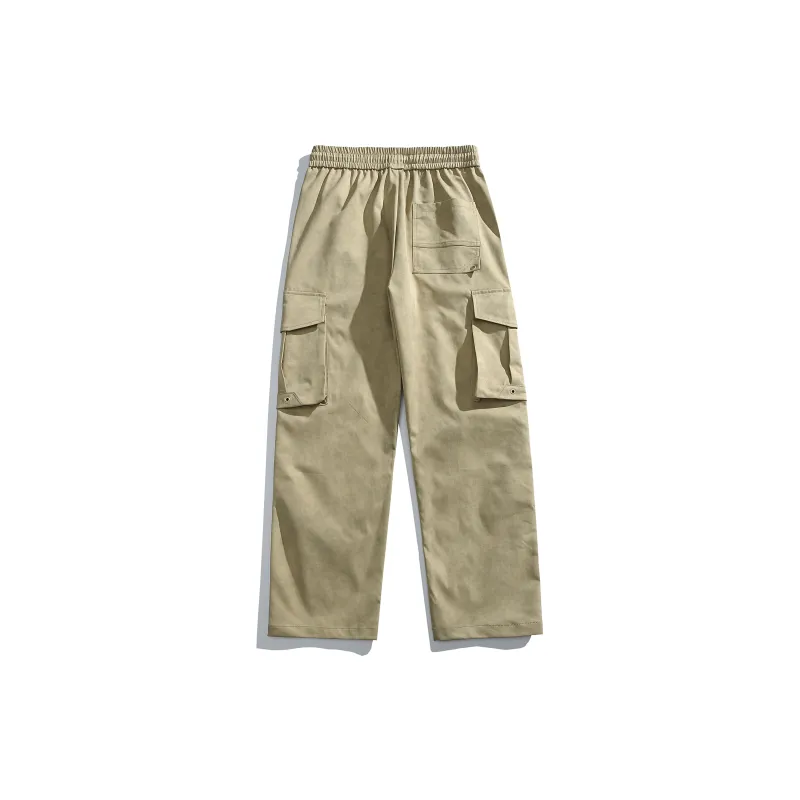ROBINHOOD Casual Pants Unisex Khaki-1