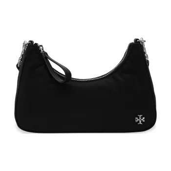 TORY BURCH MERCER Nylon Shoulder Bag Portable Crossbody Bag Shoulder Bag Women's Black