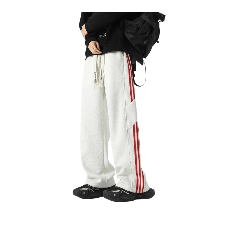 WARNING LIGHT Knitted Sports Pants Unisex-0