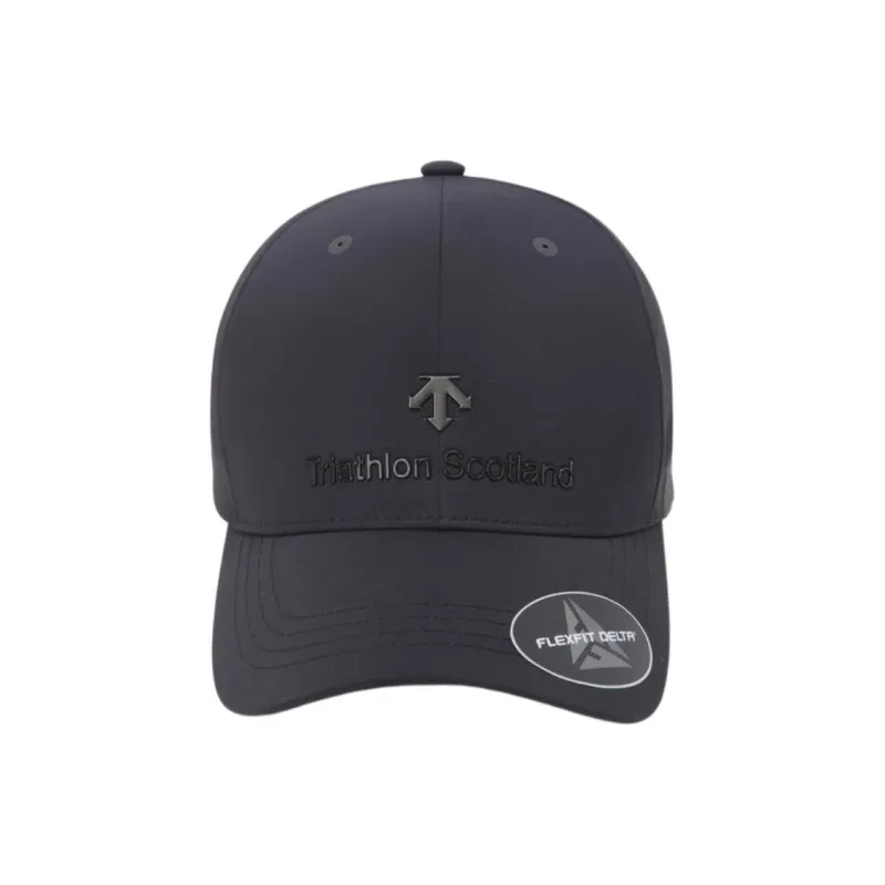 DESCENTE Polyester Baseball Caps Unisex Black-1