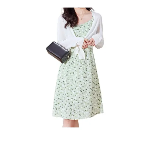 CARBAMMI Skirt Set Women's Green
