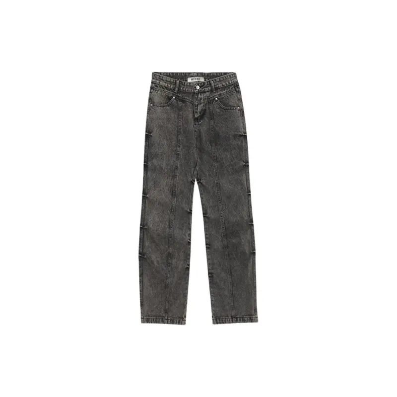 MGXEK Jeans Unisex Black Gray-2