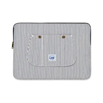 Lee Cotton Laptop Bag Unisex White & Black