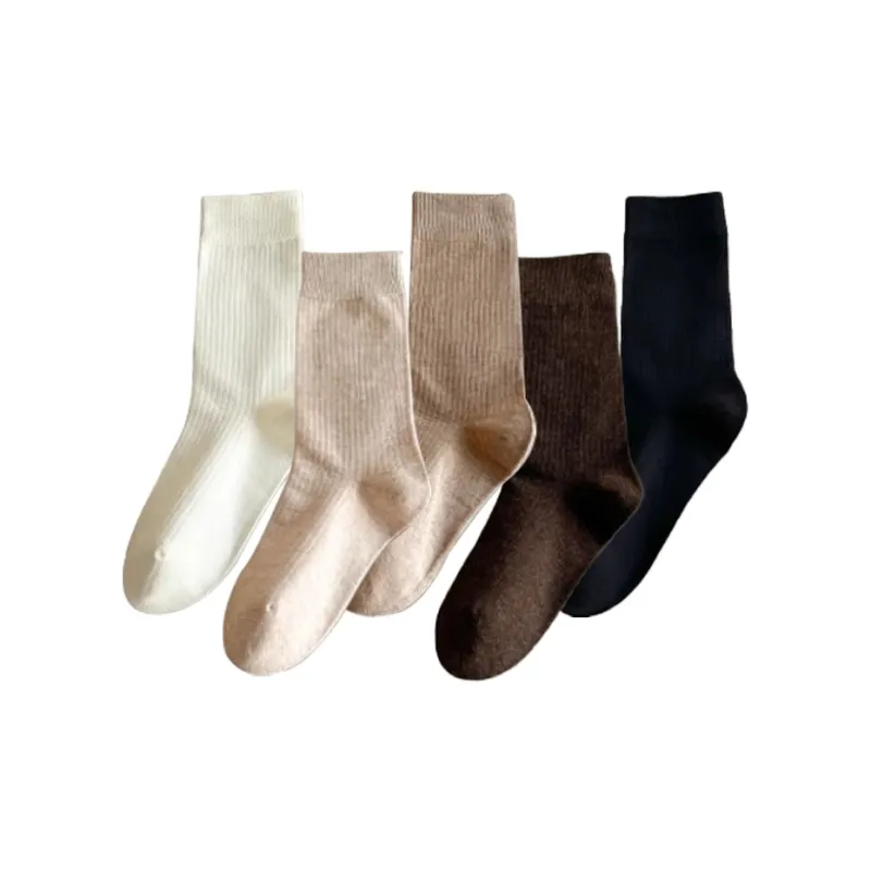 Caramella Mid Calf Socks Women's Combo Set-5