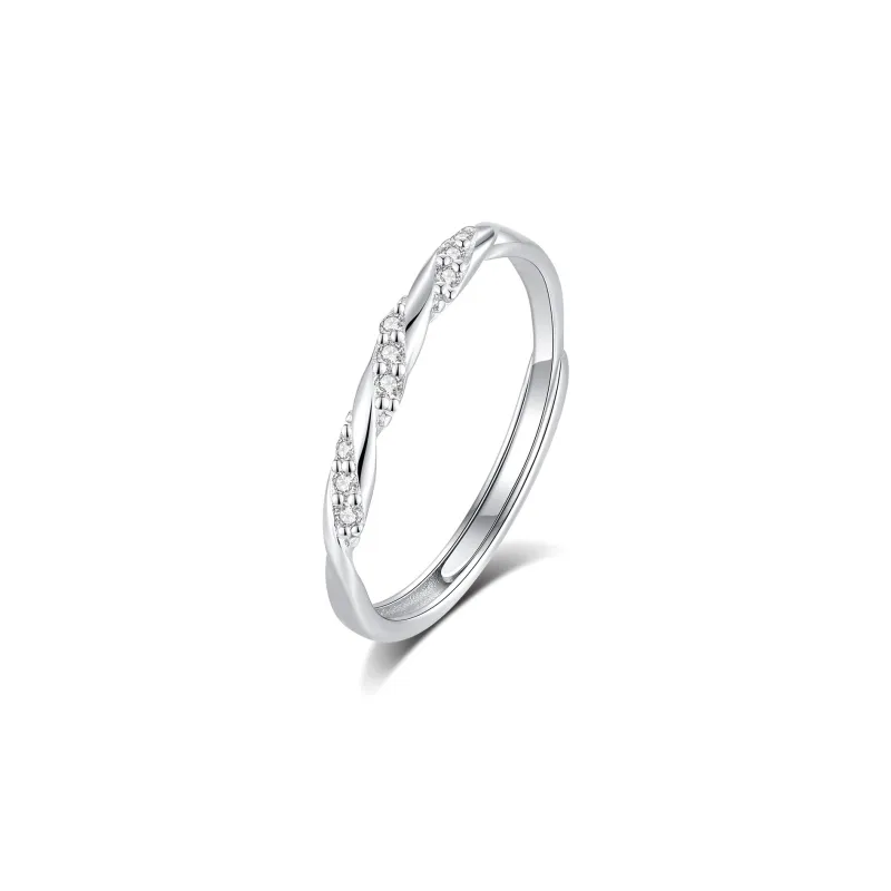 MIDNIGHT MOMENT Alloy/Sterling Silver Rings Unisex-1