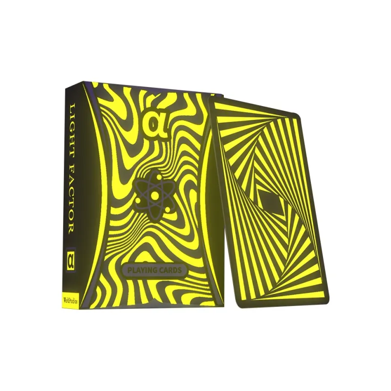 WohStudios Flower Cutting Board Light Factor Α/β Tidal Play Paper Card Fluorescent Purple Color-Changing Poker Cards-2
