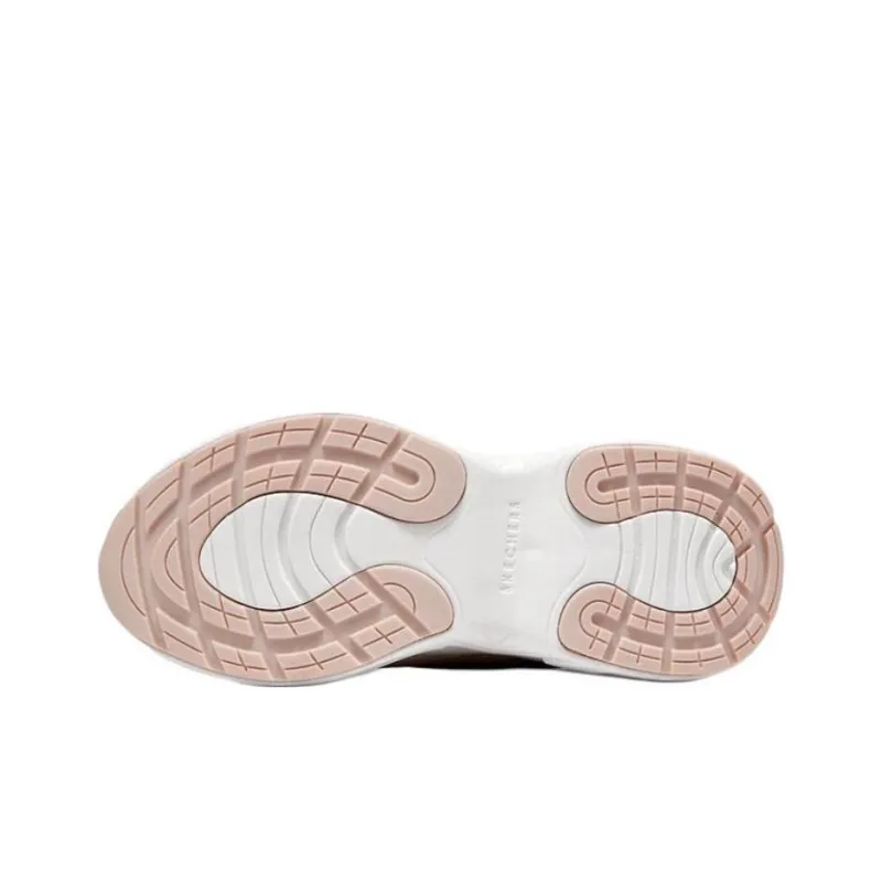 Skechers Anti Slip And Wear Resistant Breathable Low Top Casual Shoes Women's White Pink-2