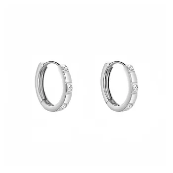 GELUTU Normcore Style Small Circle Earrings Unisex