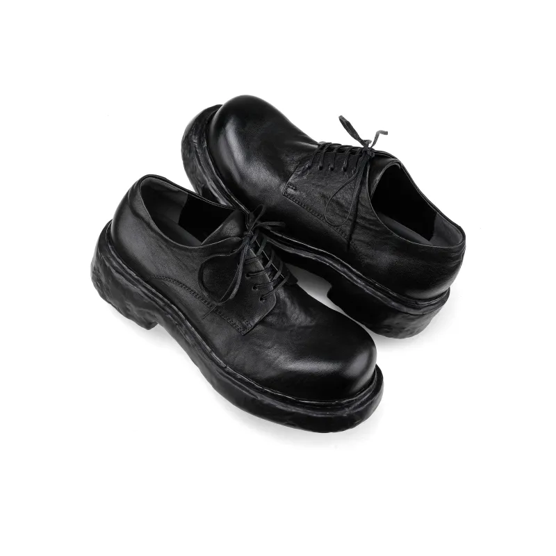 HANQIAORIJI Broken Cocoon Series Casual Shoes Men's Black-3