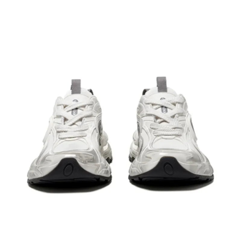 OLD ORDER Breathable Anti Slip And Wear Resistant Low Top Casual Shoes Unisex Dune White-2