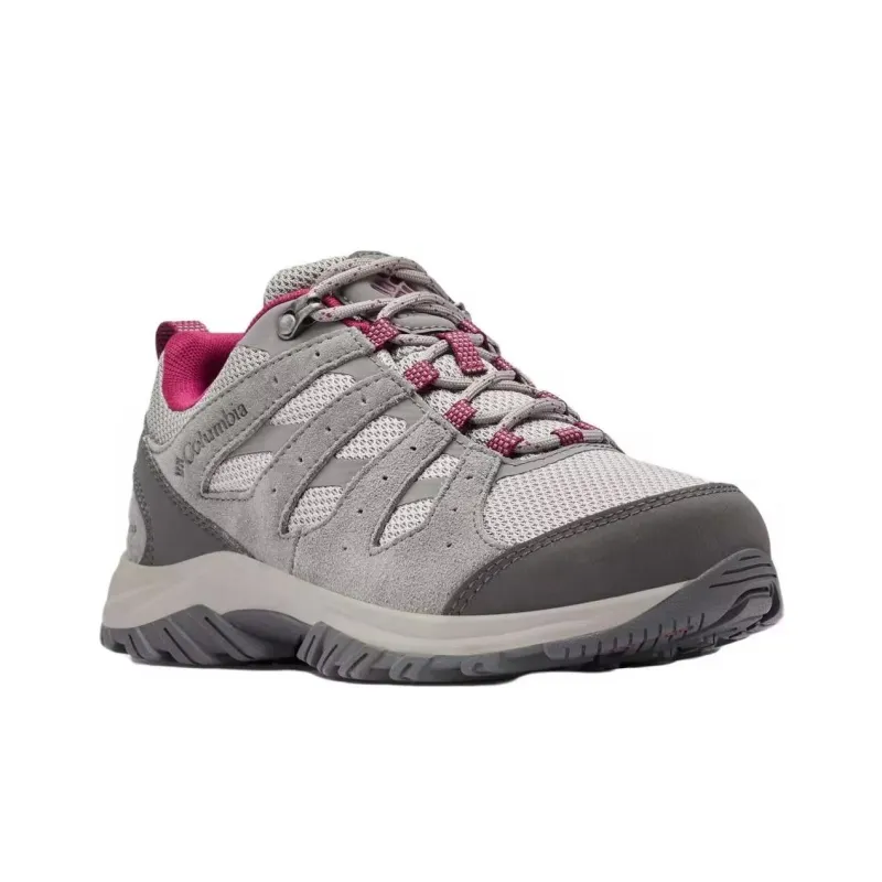 Columbia Redmond 3 Slip Resistant, Abrasion Resistant, Waterproof Low Top Hiking Shoes Women's Gray Purple-2