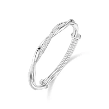 NVBBK Sterling Silver Bangle For Women's Women's