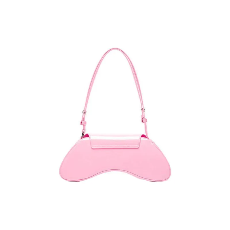 DIESEL Synthetic Leather Handbag Shoulder Bag Medium Size Women's Pink-2