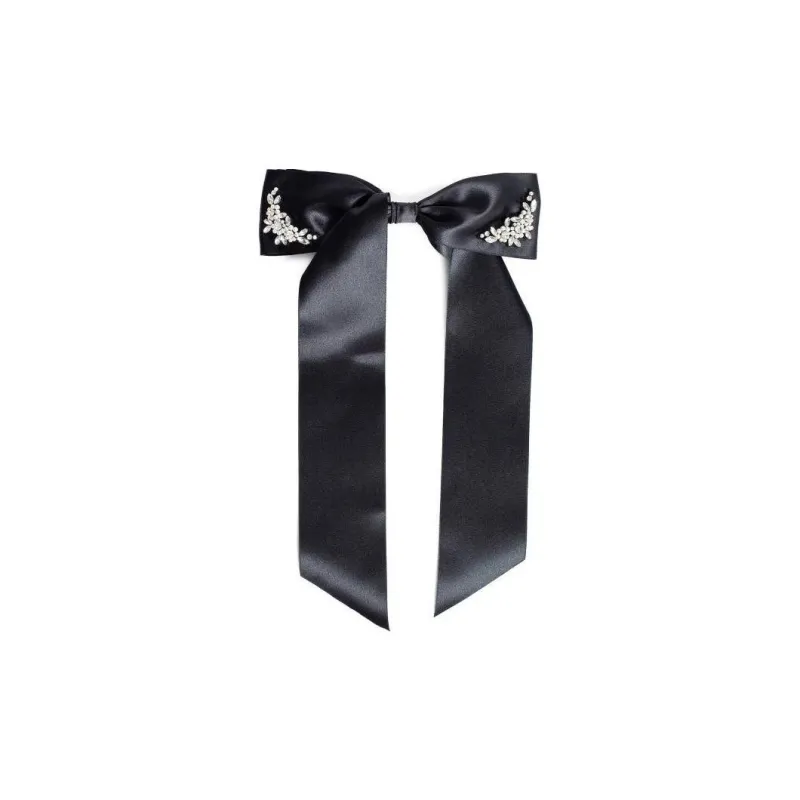 SIMONE ROCHA Floral embellished Satin Hair Bow-0
