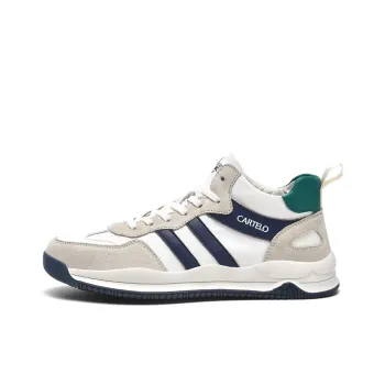 CARTELO Height Increasing Wear Resistant Lightweight Slip Resistant Mid Top Casual Shoes Men's