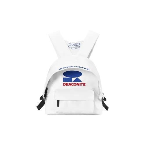 DRACONITE Polyester Student jumpman backpack Mini Women's White