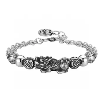 FUSSEM S99 Silver Bracelets Unisex