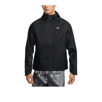 Nike Water Resistant Windproof Breathable Windbreaker Jacket Men's Black/Mountain Peak White