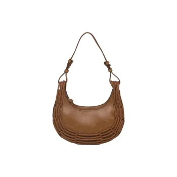 Hereu Calfskin Shoulder Bag Women's Brown