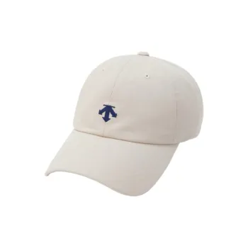DESCENTE Cotton Baseball Caps Unisex Beige