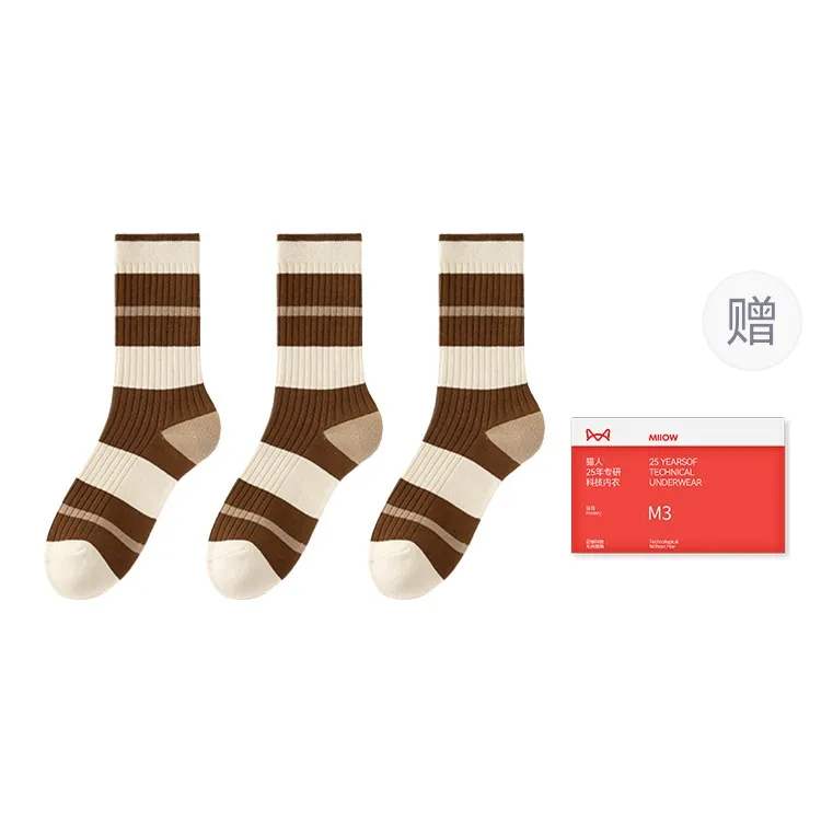 MIIOW Trend Party Series Mid Calf Socks Women's Shopping Bag Combo Set-17