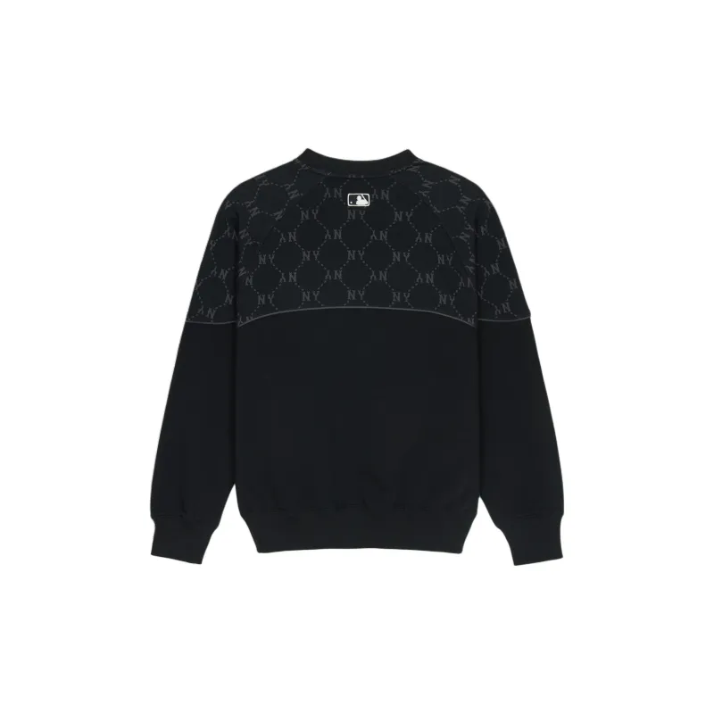 MLB New York Yankees Old Flower Sweatshirt Unisex Black-1