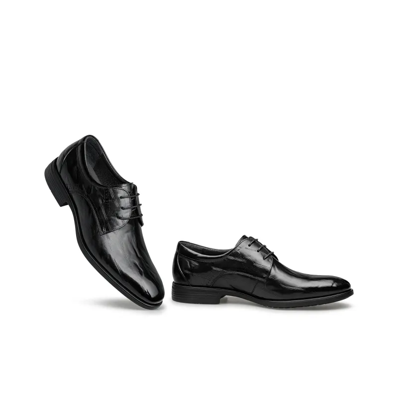 ZRO Dress Shoes Men Low Top Black-2