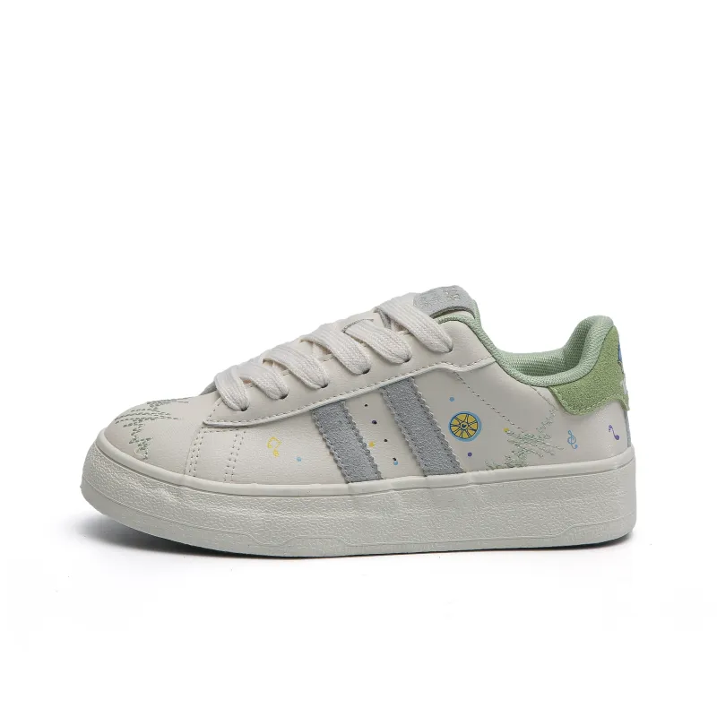 Alan Vincent Slip Resistant Breathable Abrasion Resistant Low Top Skateboard Shoes Women's-12