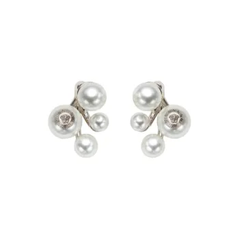 FANSIZHE Pearl Hardware Accessories Earrings Women's Silver