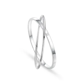 YINGNIXINDONG 999 Fine Silver Bangles Women's