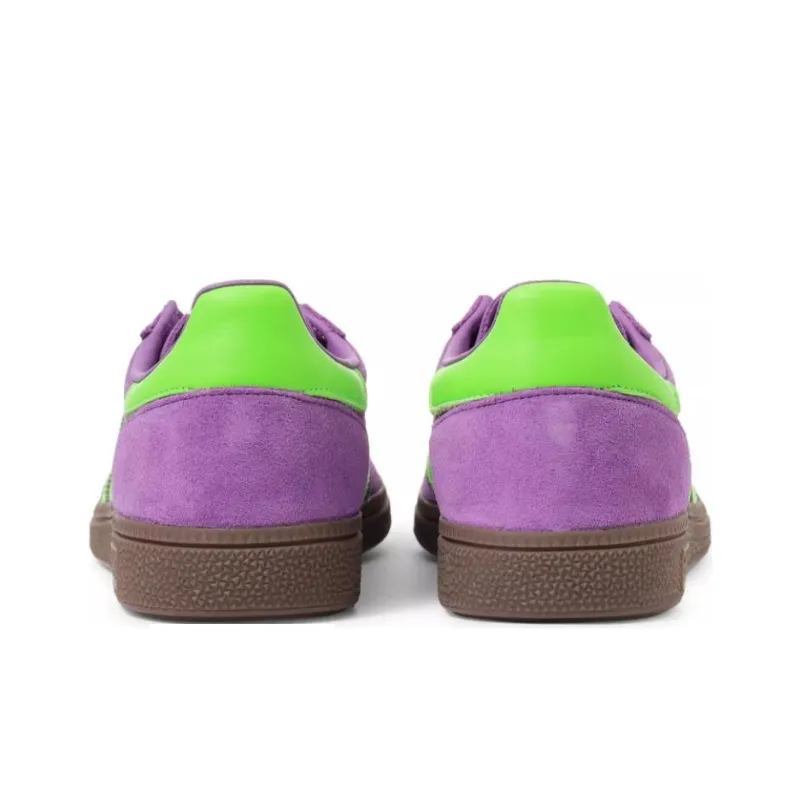 Adidas Originals HANDBALL SPEZIAL Anti Slip Wear Resistant Low Top Skateboard Shoes Unisex Purple Green-3