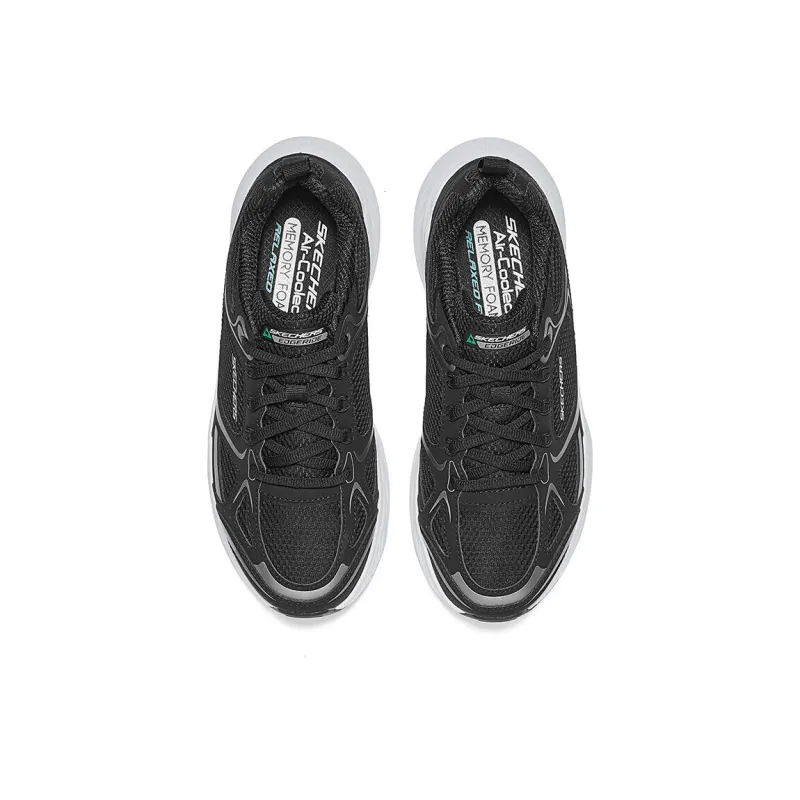 Skechers SPORT MENS Wear resistant And Lightweight Low Top Running Shoes Men's Black-3