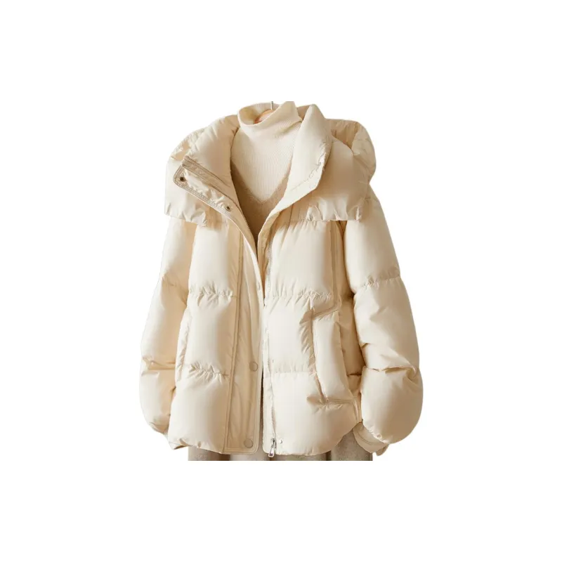 IHIMI Down Jacket Women's Cream White-2