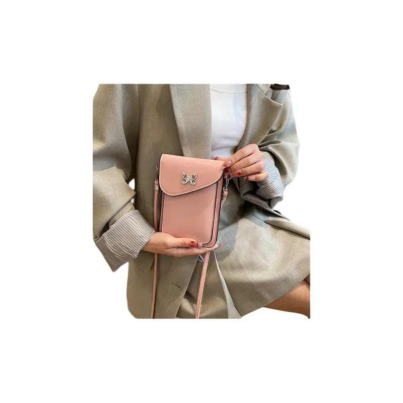 OKEKE PU Crossbody Bag Shoulder Bag Regular Women's White/Black/Pink/Red/Blue/Green-11