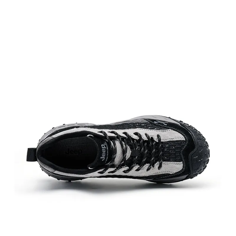 Jeep Cushioning Moisture Wicking Abrasion Resistant Lightweight Breathable Slip Resistant Low Top Outdoor Shoes Men's-3
