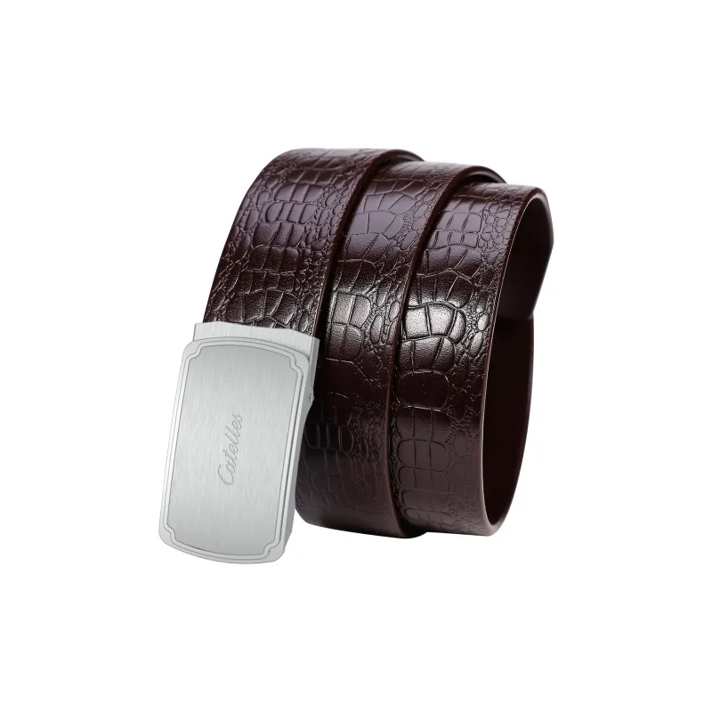 CATELLES Cow Leather Leather Belts Men's 3.8cm-7