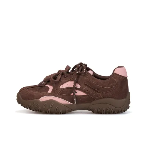 Joy&Mario Height Increasing Low Top Casual Shoes Women's Brown