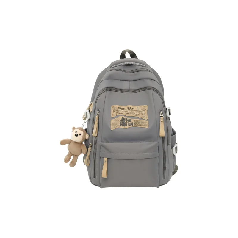 Yalu Nylon Backpack Regular Unisex Multicolor-7