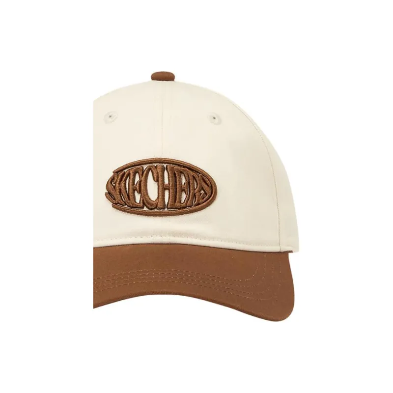 Skechers   Baseball Caps Unisex Egg White/Brown-2