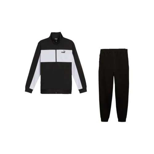 PUMA POLY COLORBLOCK SUIT Casual Sportswear Men's Black