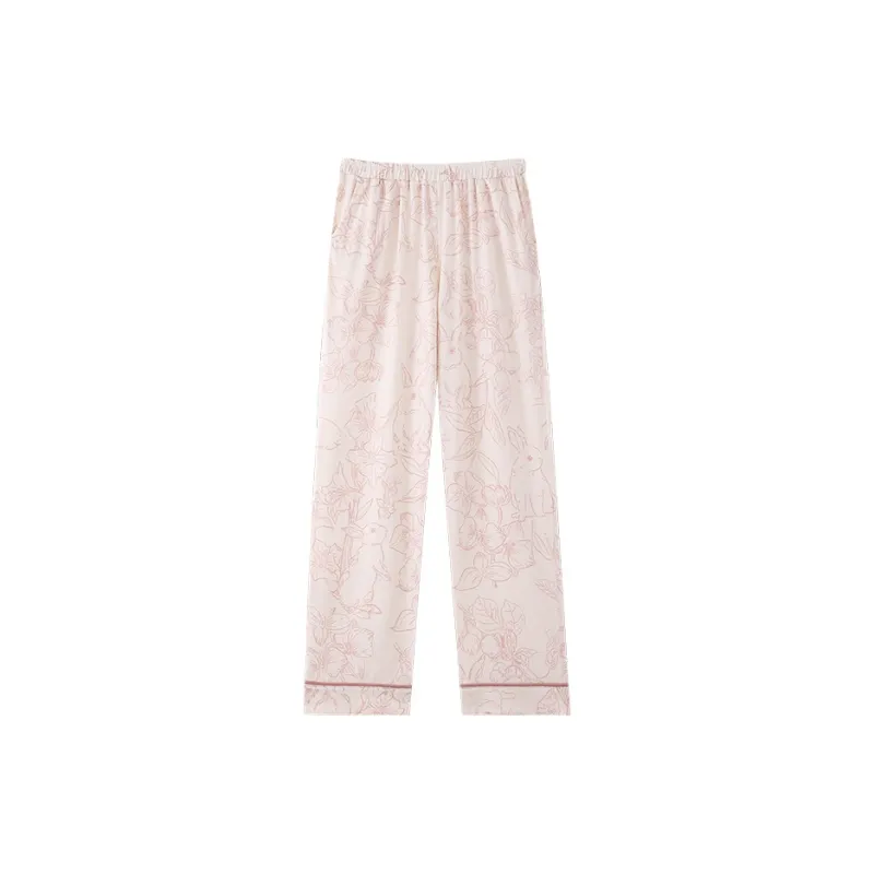 Han Ziduo Pajama Pants Women's Pink-0