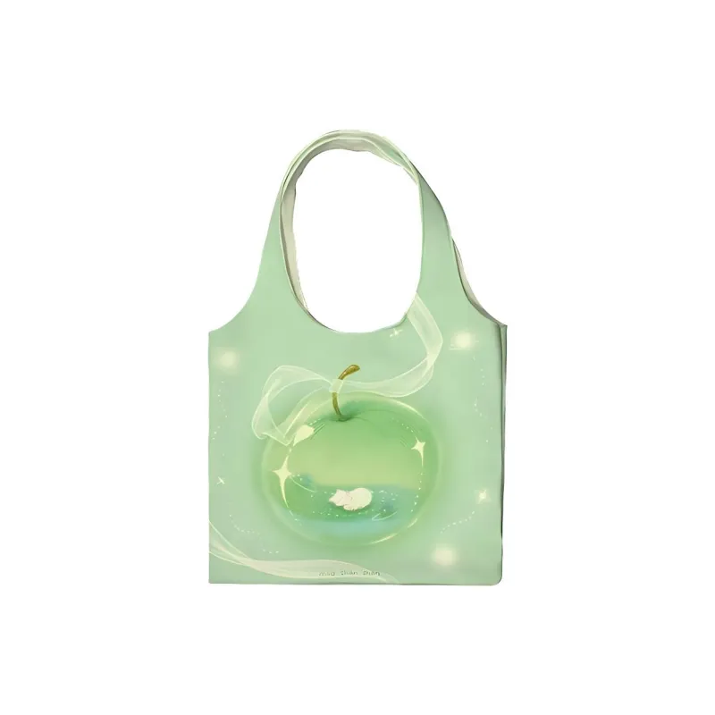 AOSONG Suede Tech Fabric Shoulder Bag Regular Women's Green-5