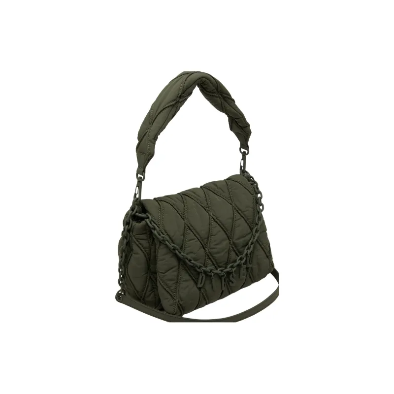 DIESEL Nylon Crossbody Bag Shoulder Bag Women's Green-1