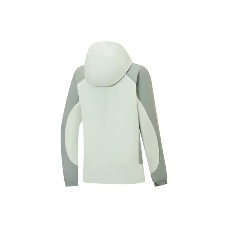 XTEP Variety Training Collection Trench Coat Women's Misty Greenish Gray-1