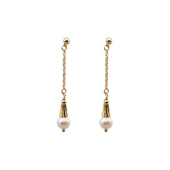 NATURALLYJOJO Freshwater Pearl Drop Earrings Women's