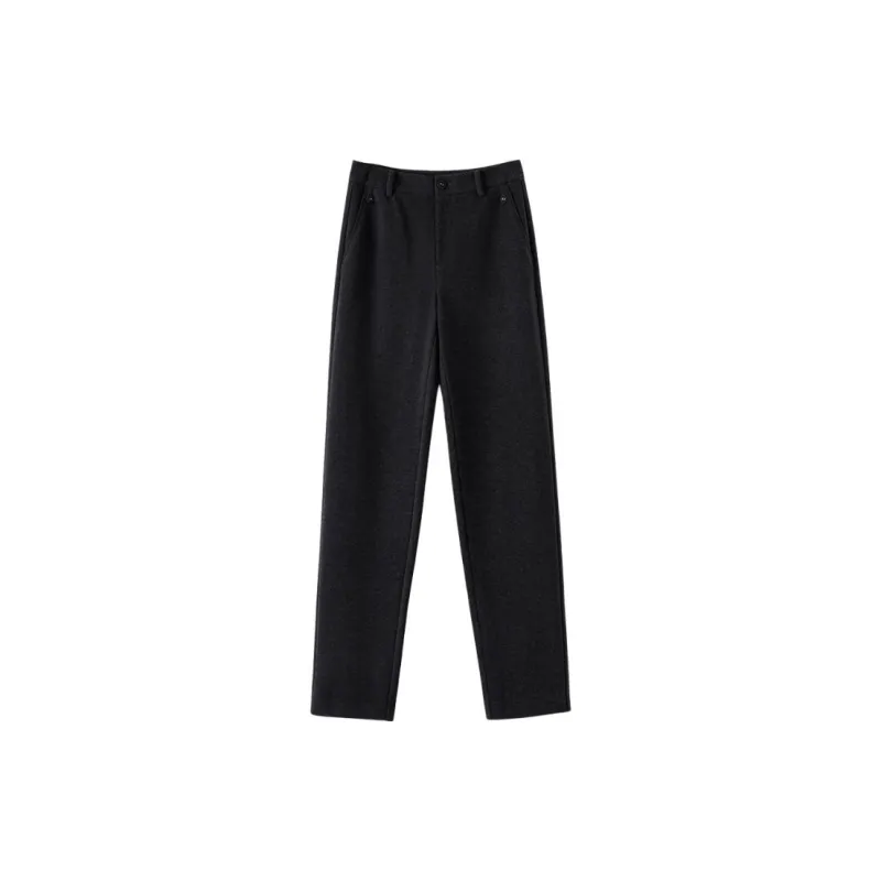 Late White Casual Pants Women's-6
