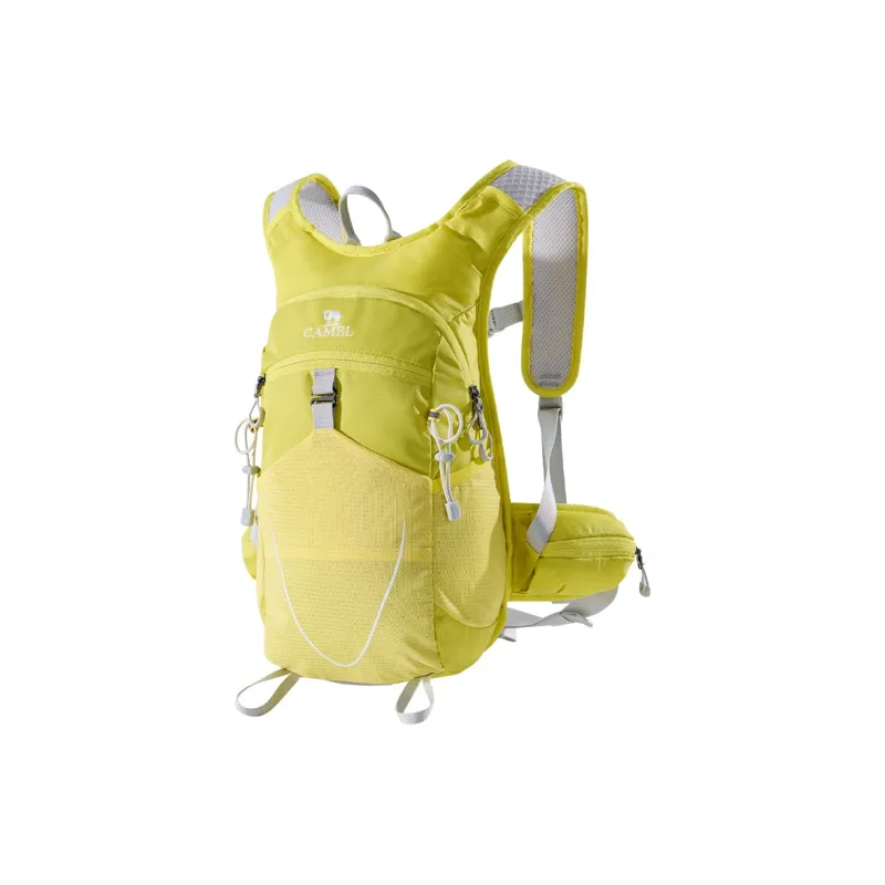 CAMEL Water-Repellent Fabric Backpack Small Size Unisex Multicolor-4