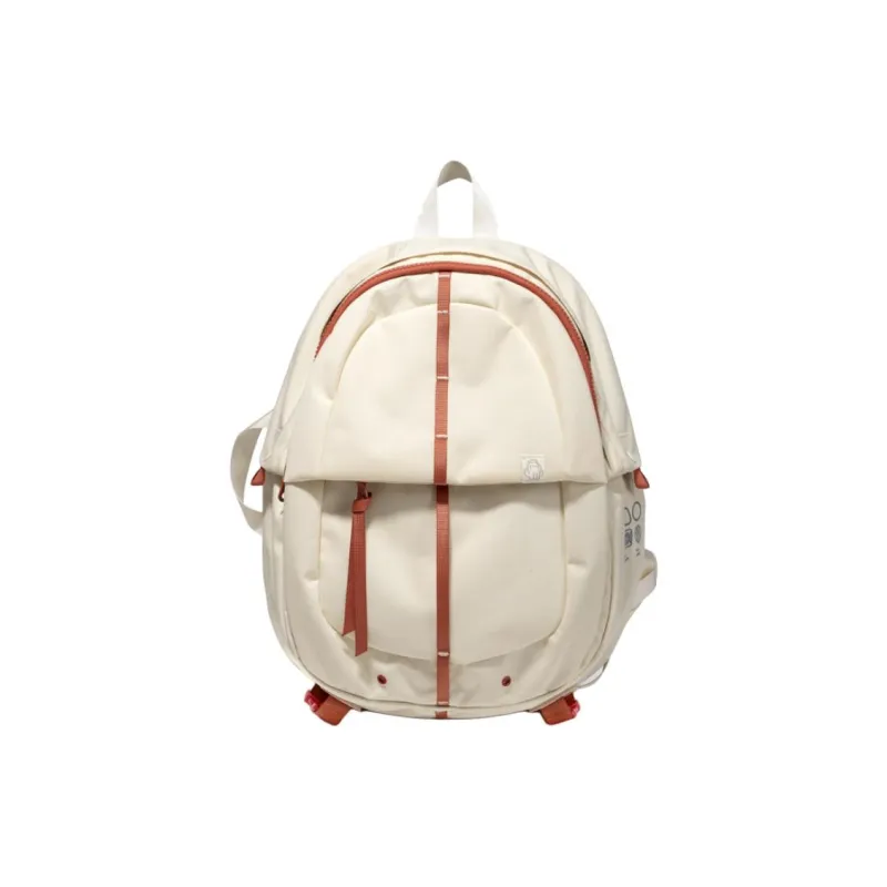 SHUNYIDE Nylon Fabric Backpack Medium Size Unisex Klein Blue/Coral Red/Night Black-1